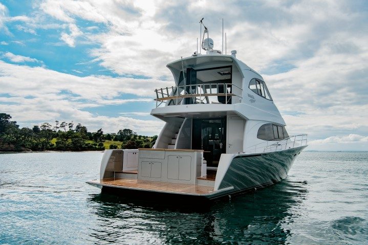 Don Senior designed sports fisher, launch, Wawata.