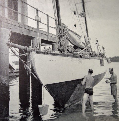 Sheila getting some antifoul (Small)