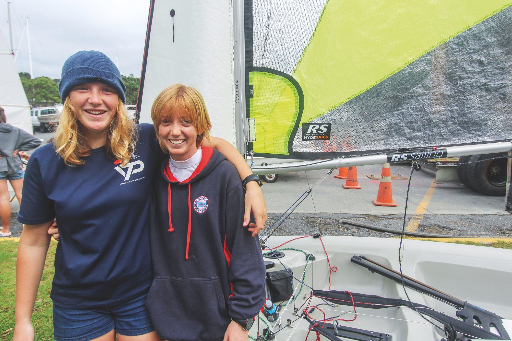 Isla, left, and Erin McKee.